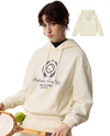 1911360-232 | WOMEN'S PALLADIUM TENNIS CLUB LOGO HOODIE | VANILLA ICE
