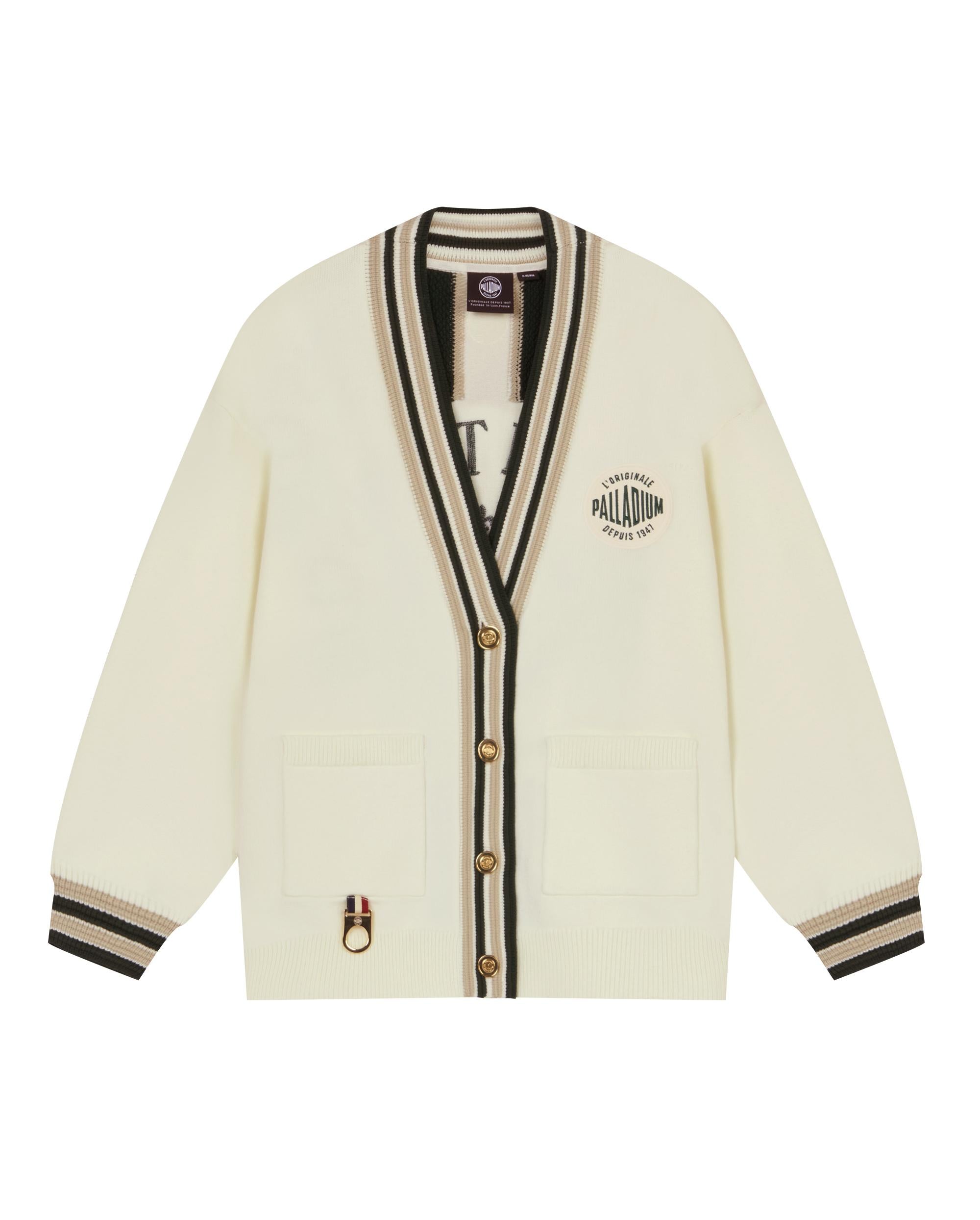 1911362-232 | WOMEN'S LOGO COLOR BLOCKS CARDIGAN | VANILLA ICE