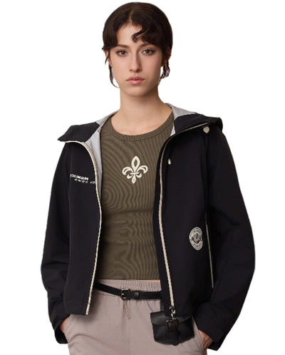 1911363-032 | WOMEN'S LOGO CARGO LOOSE FIT HOODED JACKET | TAP SHOE