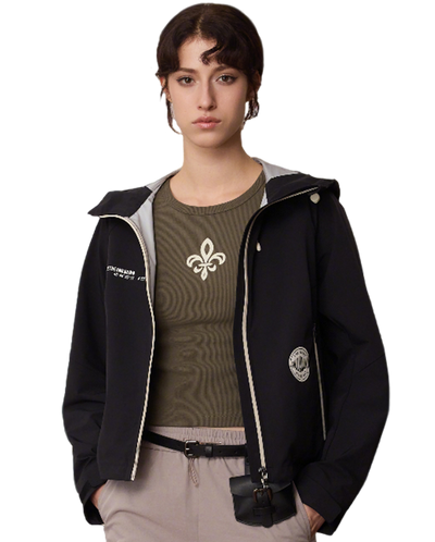 1911363-032 | WOMEN'S LOGO CARGO LOOSE FIT HOODED JACKET | TAP SHOE