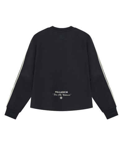 1911367-032 | WOMEN'S IRIS LOGO SIDE TAPED SWEATSHIRT | TAP SHOE