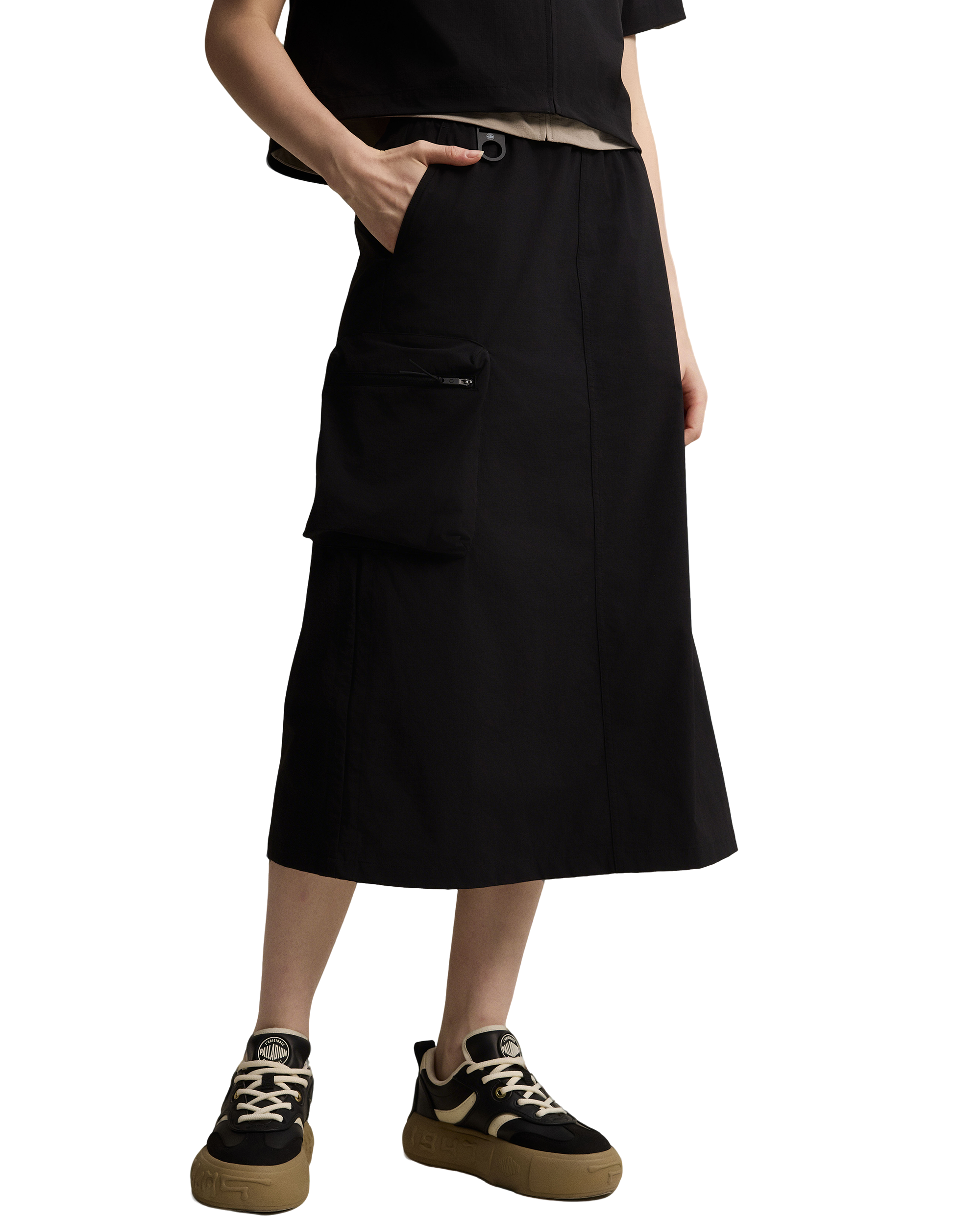 1911371-032 | WOMEN'S CARGO MIDI SKIRT | TAP SHOE