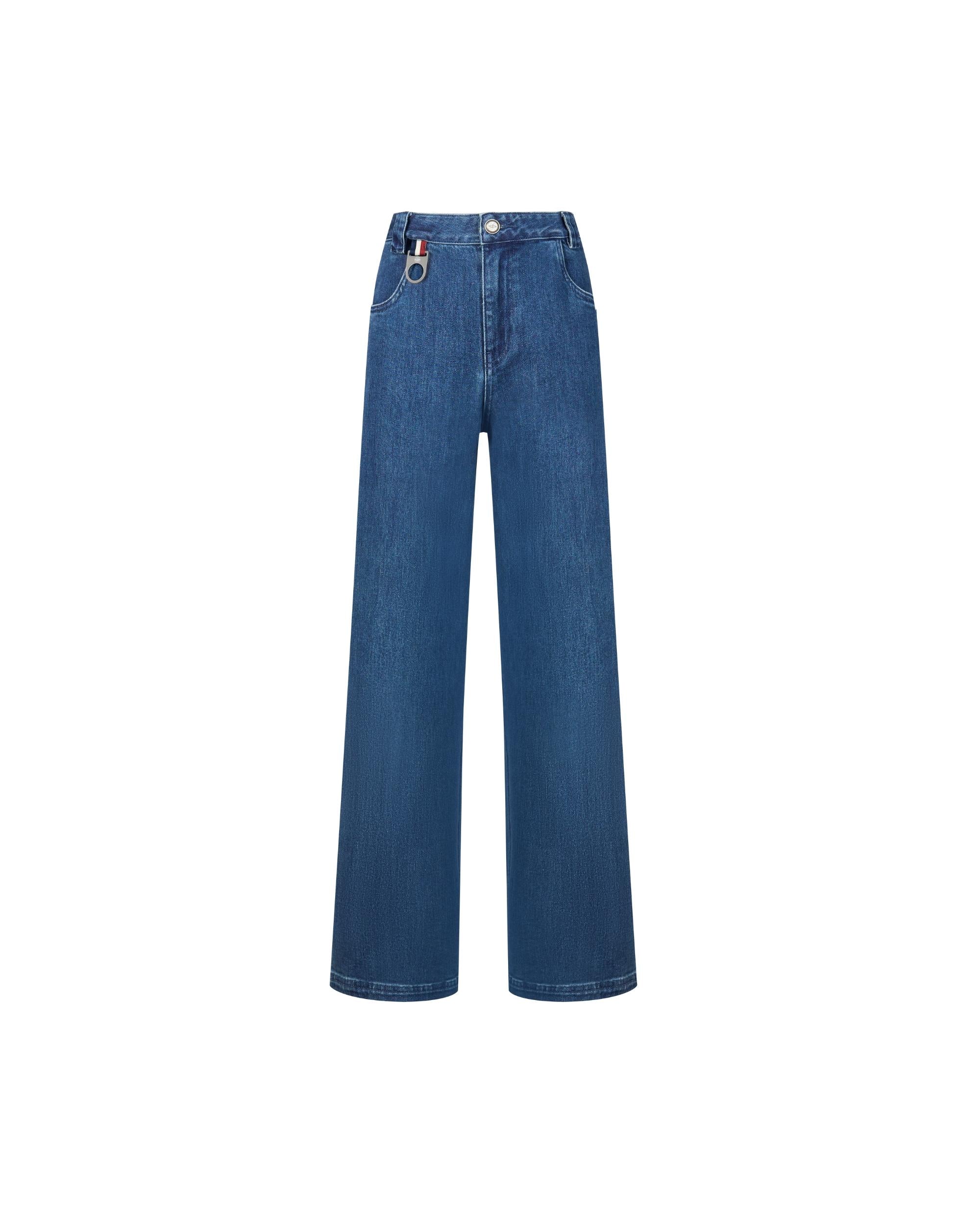 1911375-398 | WOMEN'S HIGH WAIST WIDED-LEG JEANS | BLUE ASHES
