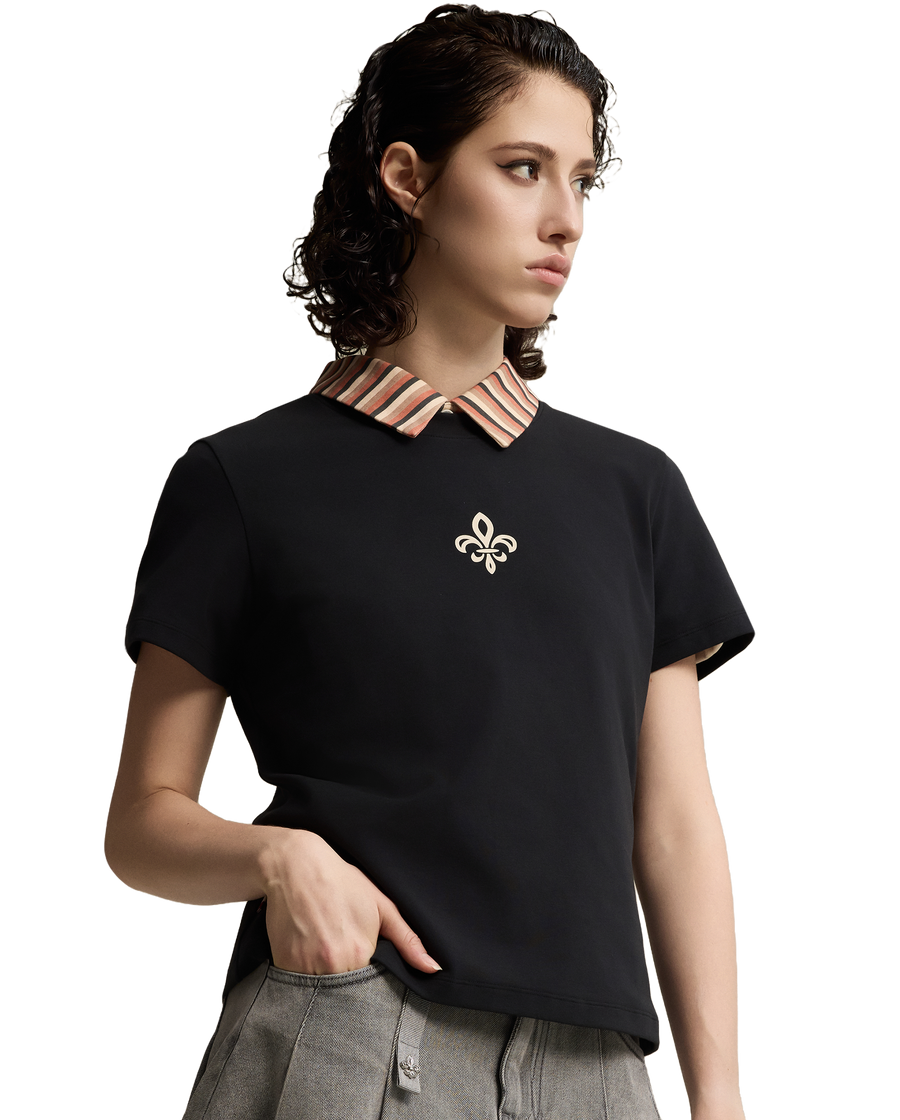1911397-032 | WOMEN'S IRIS LOGO LOOSE FIT T-SHIRT | TAP SHOE