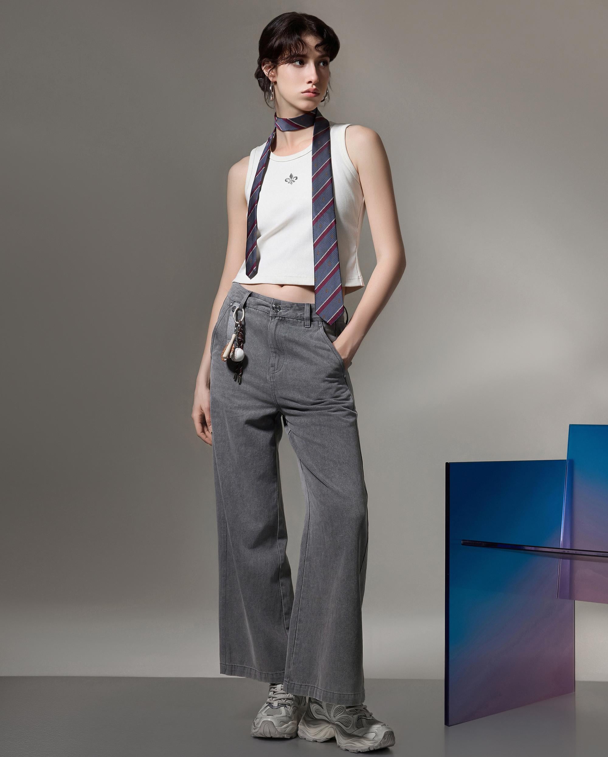 1911398-262 | WOMEN'S IRIS LOGO TANK TOP | MARSHMALLOW