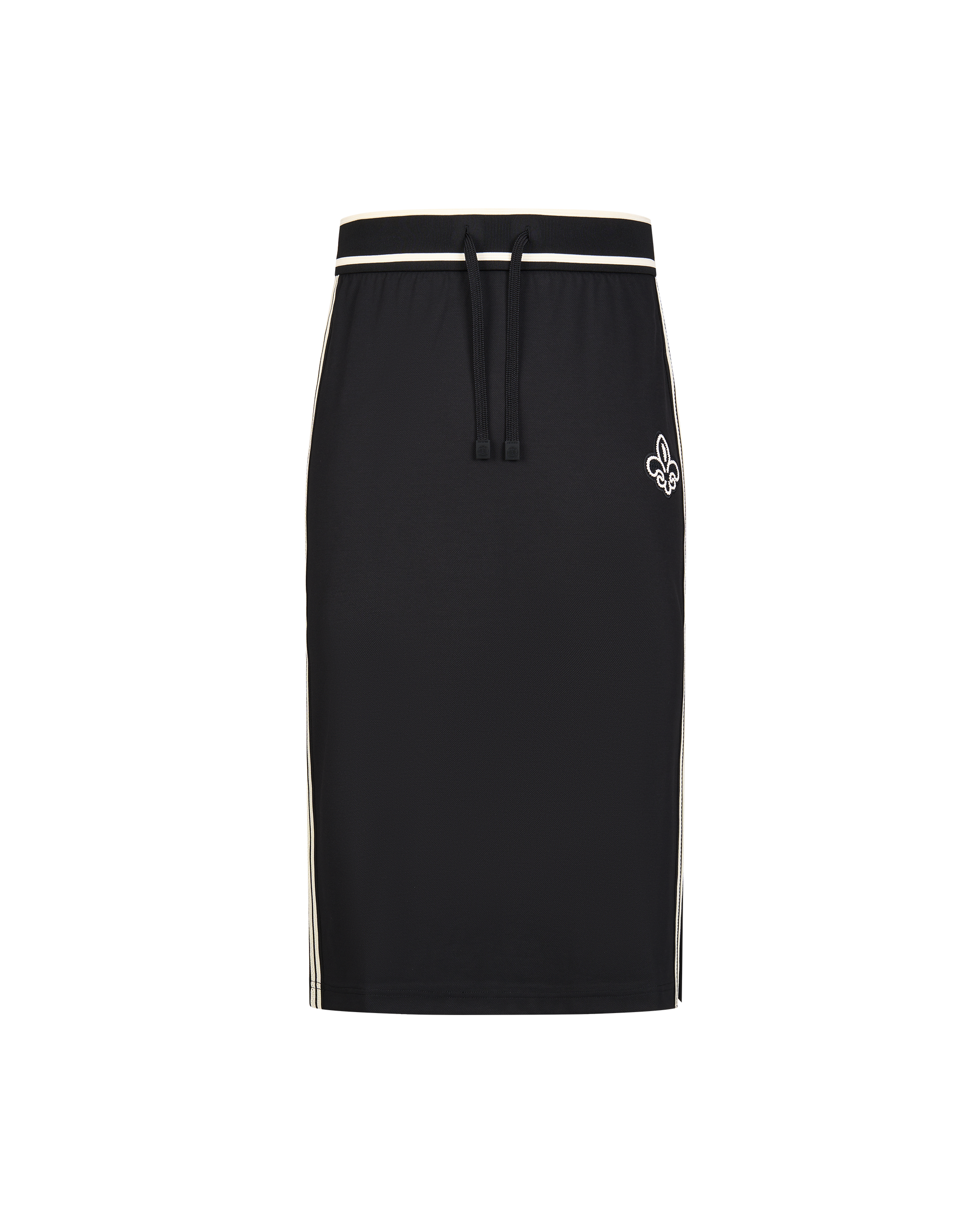 1911402-032 | WOMEN'S IRIS LOGO SIDE STRIPED MIDI SKIRT | TAP SHOE