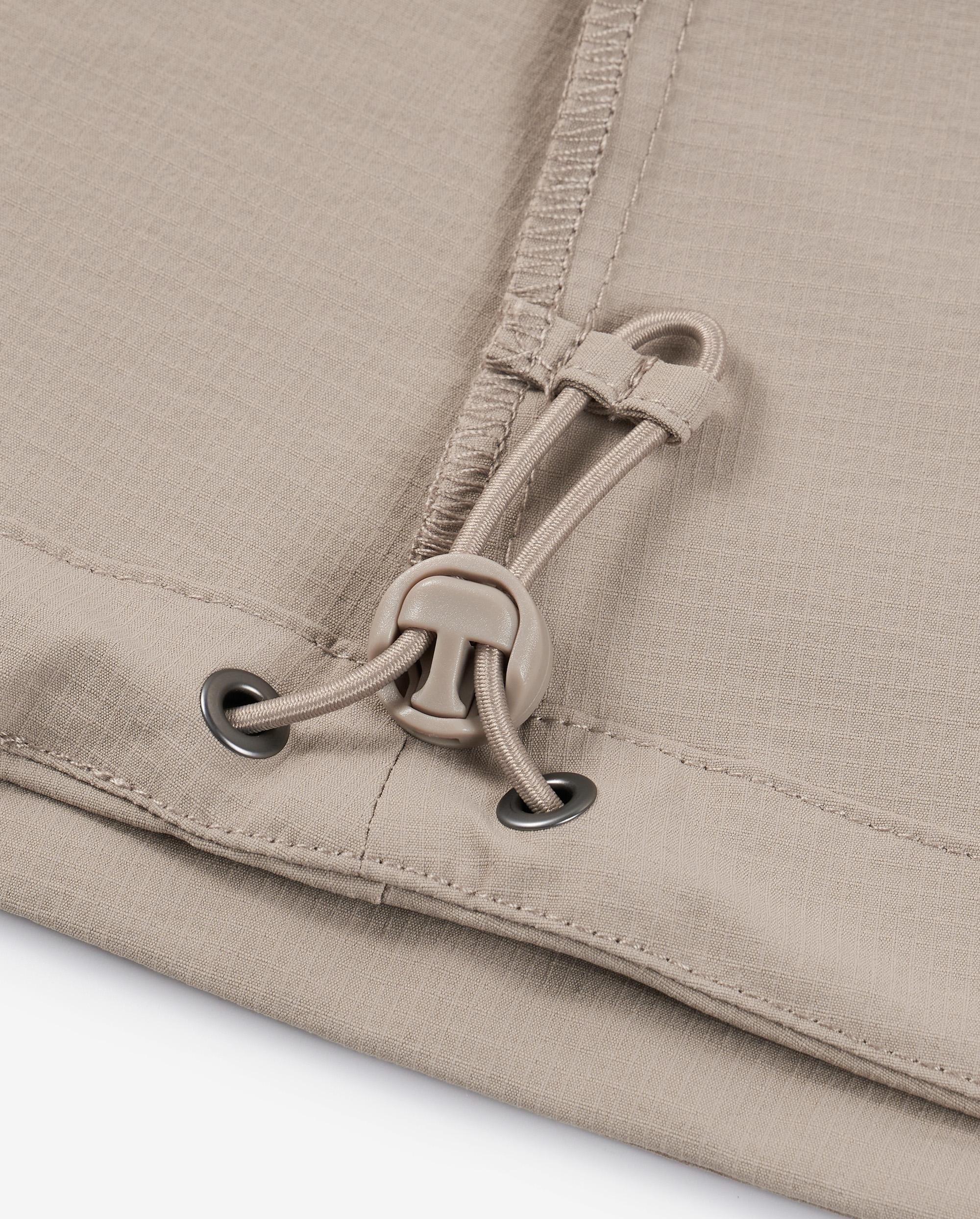 1911403-050 | WOMEN'S LOGO HALF-ZIP LOOSE FIT HOODED DRESS | MOON ROCK