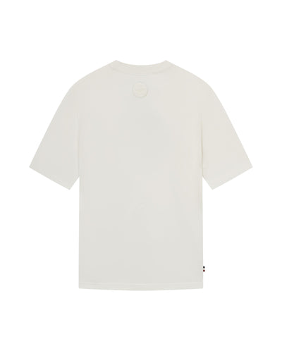 1911422-262 | WOMEN'S DARE THE UNKNOWN IRIS LOGO COTTON T-SHIRT | MARSHMALLOW
