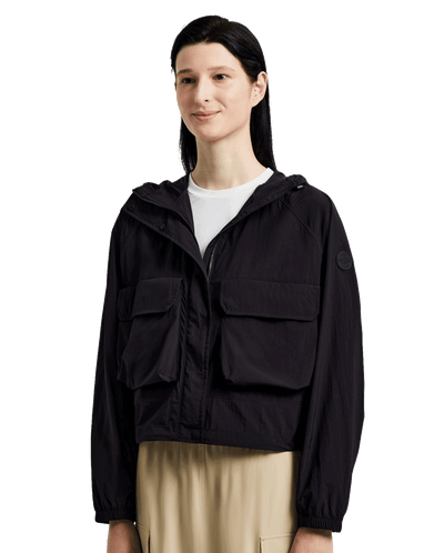 1911536-008 | WOMEN'S CARGO HOODED JACKET | BLACK