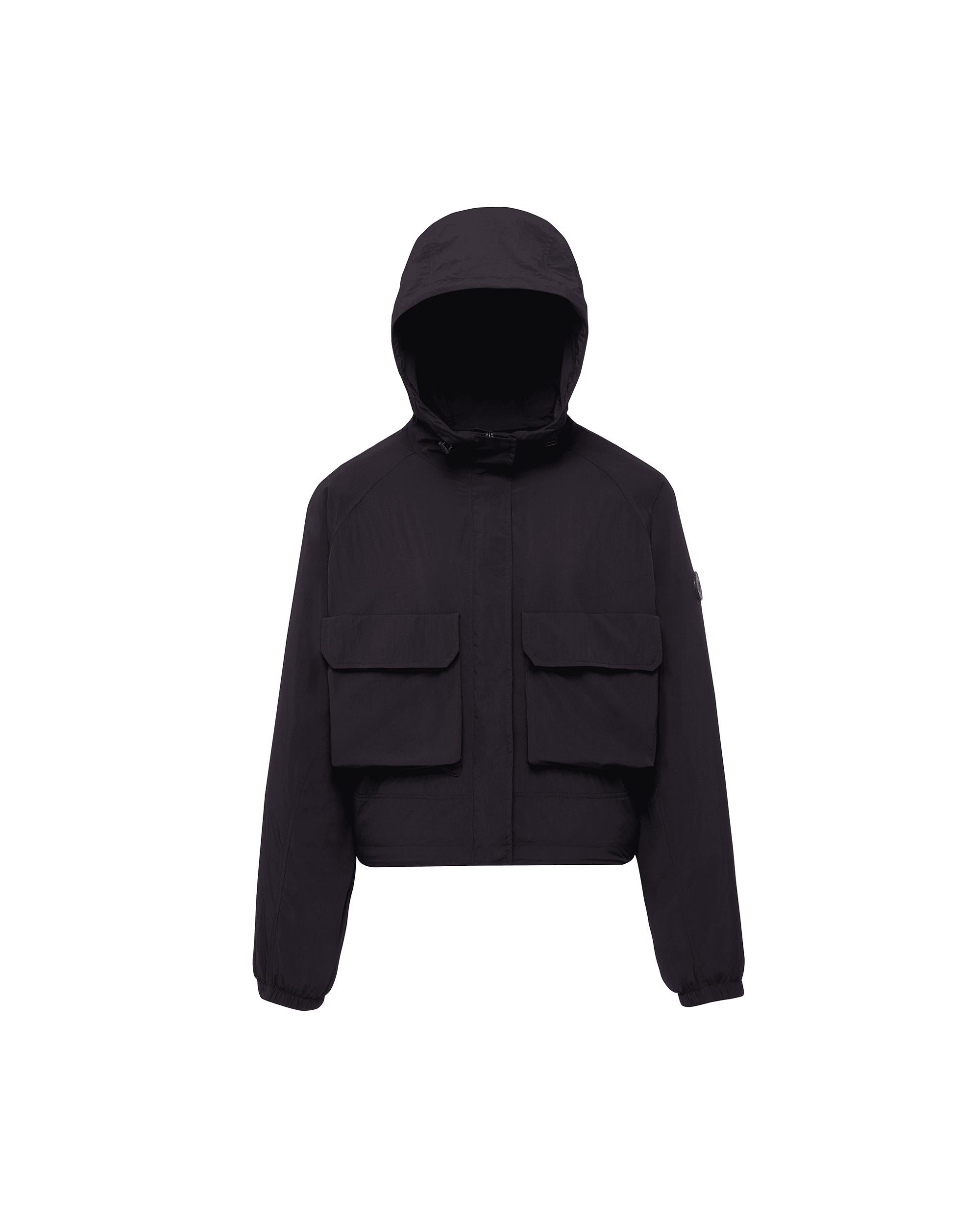 1911536-008 | WOMEN'S CARGO HOODED JACKET | BLACK