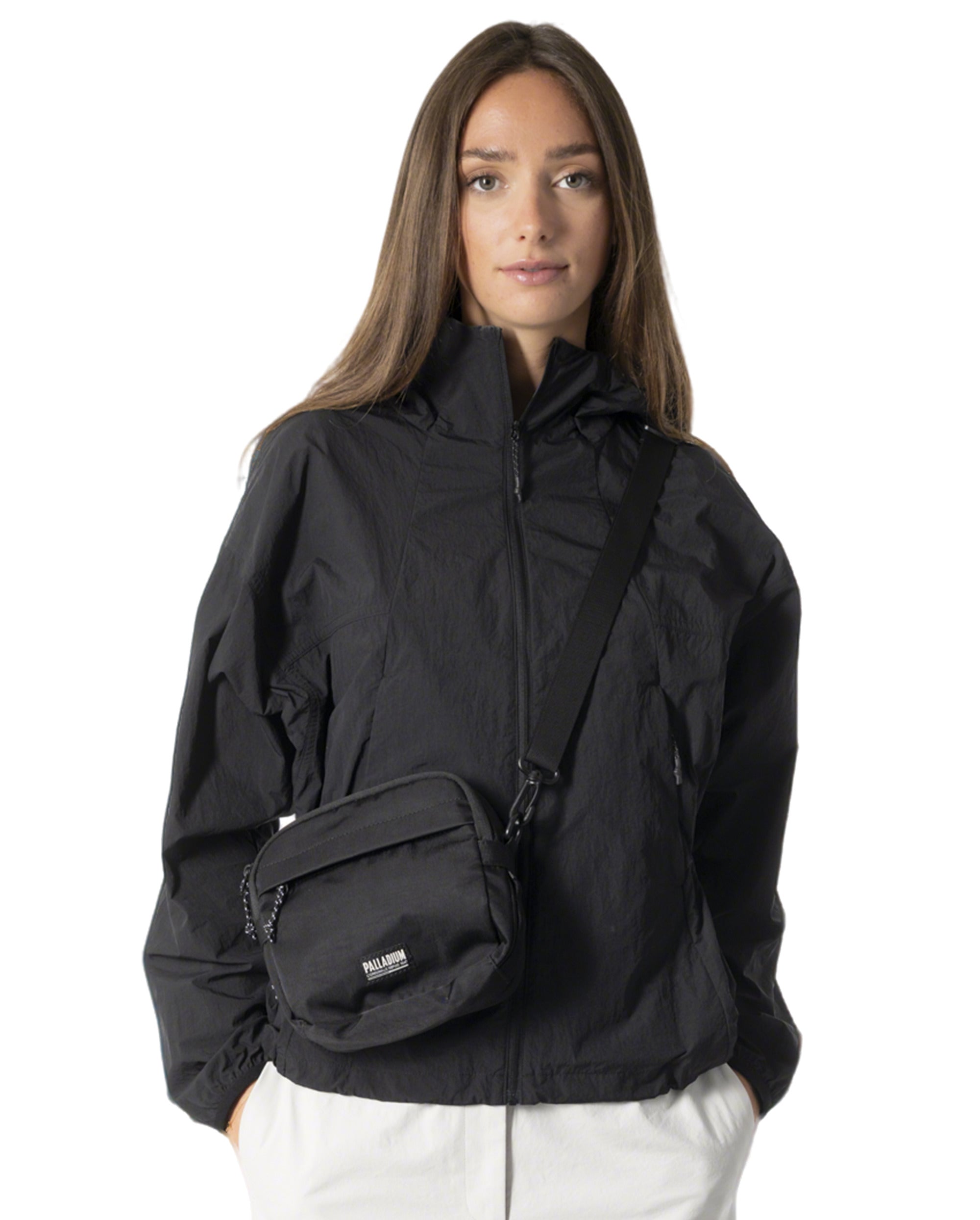 1911712-008 | WOMEN'S HOODED JACKET | BLACK