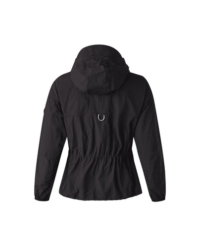 1911712-008 | WOMEN'S HOODED JACKET | BLACK