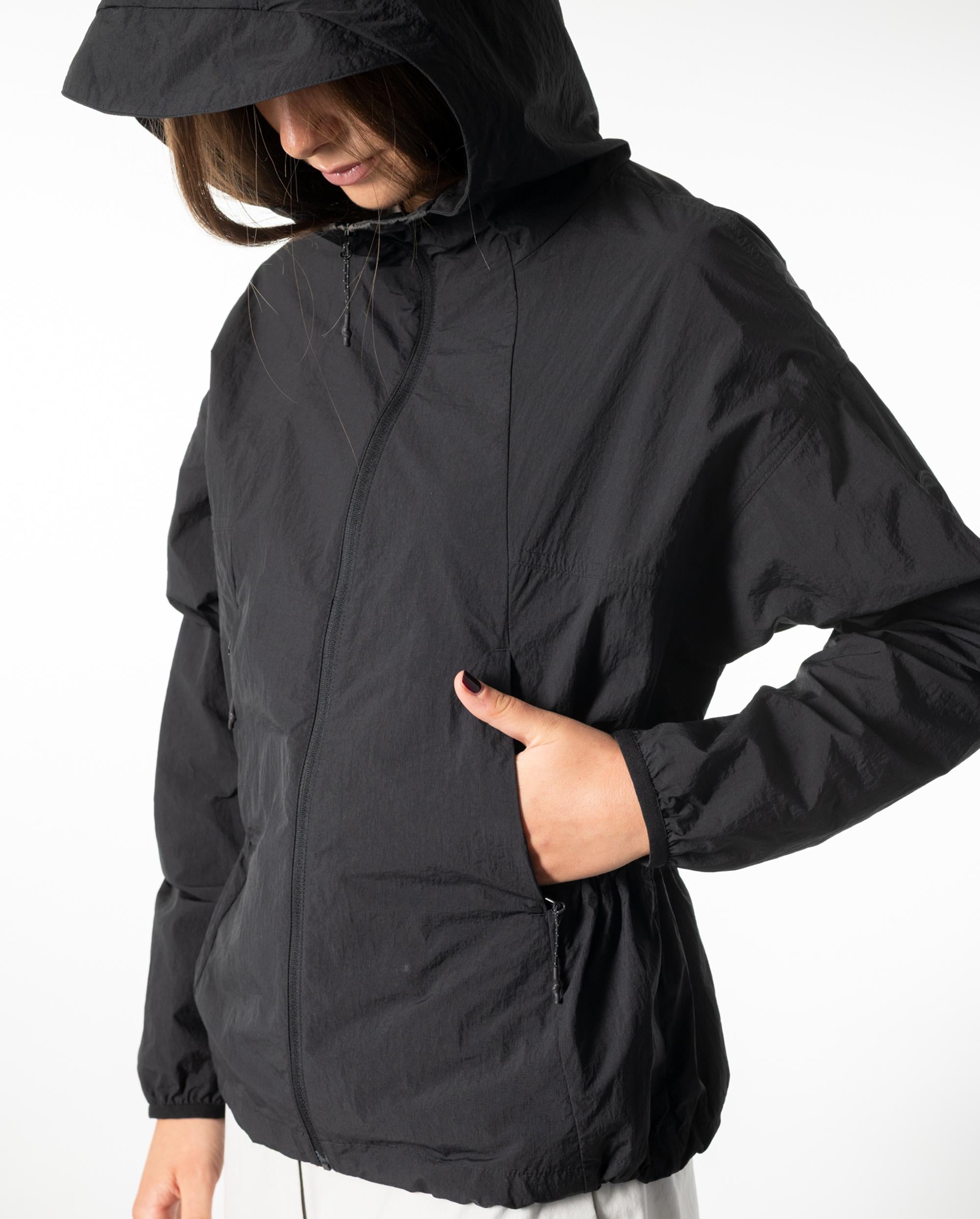 1911712-008 | WOMEN'S HOODED JACKET | BLACK