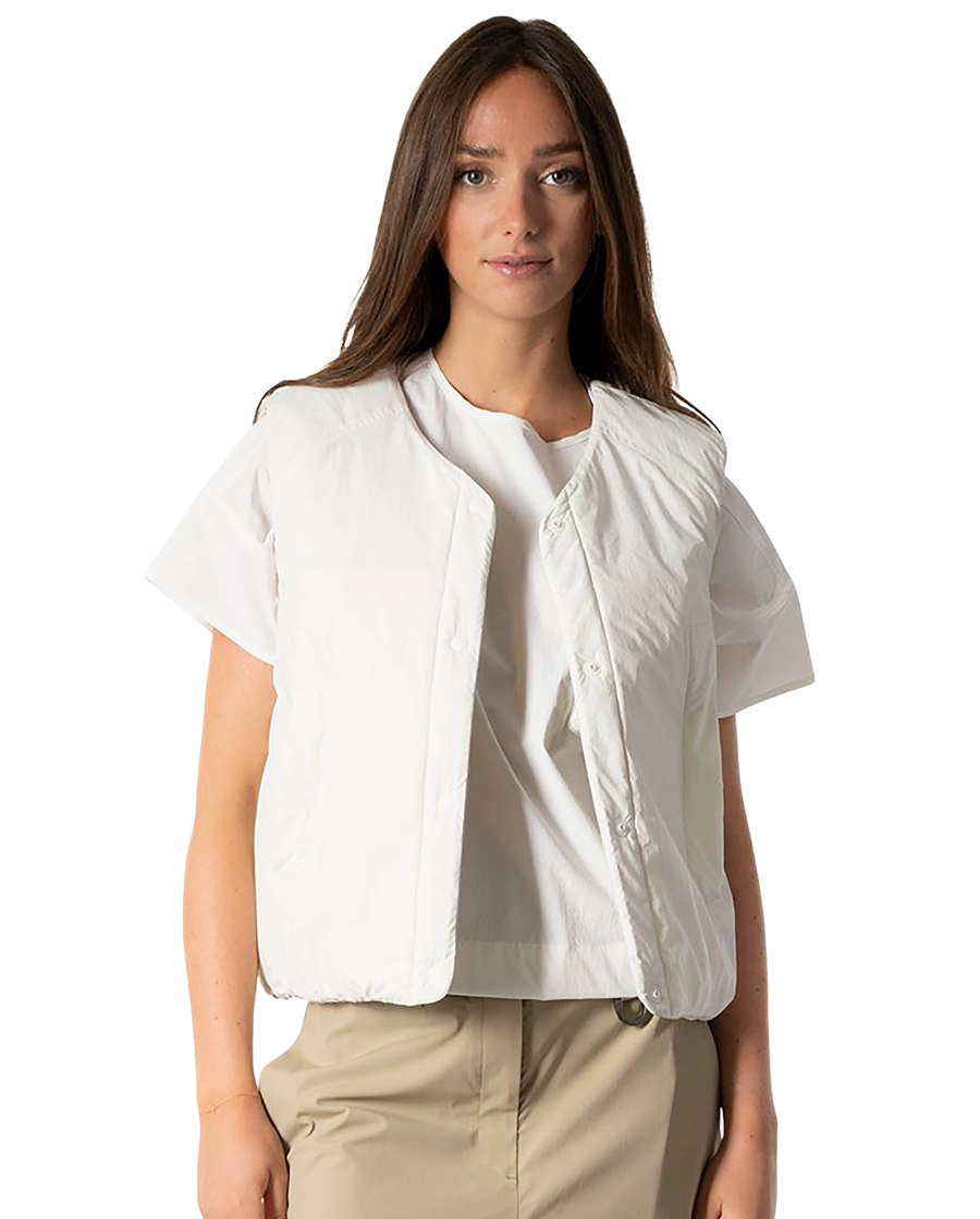 1911713-026 | WOMEN'S WATER REPELLENT REVERSIBLE PADDED VEST JAC | FRESH GREY