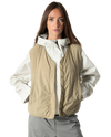 1911713-257 | WOMEN'S WATER REPELLENT REVERSIBLE PADDED VEST JAC | WARM SAND