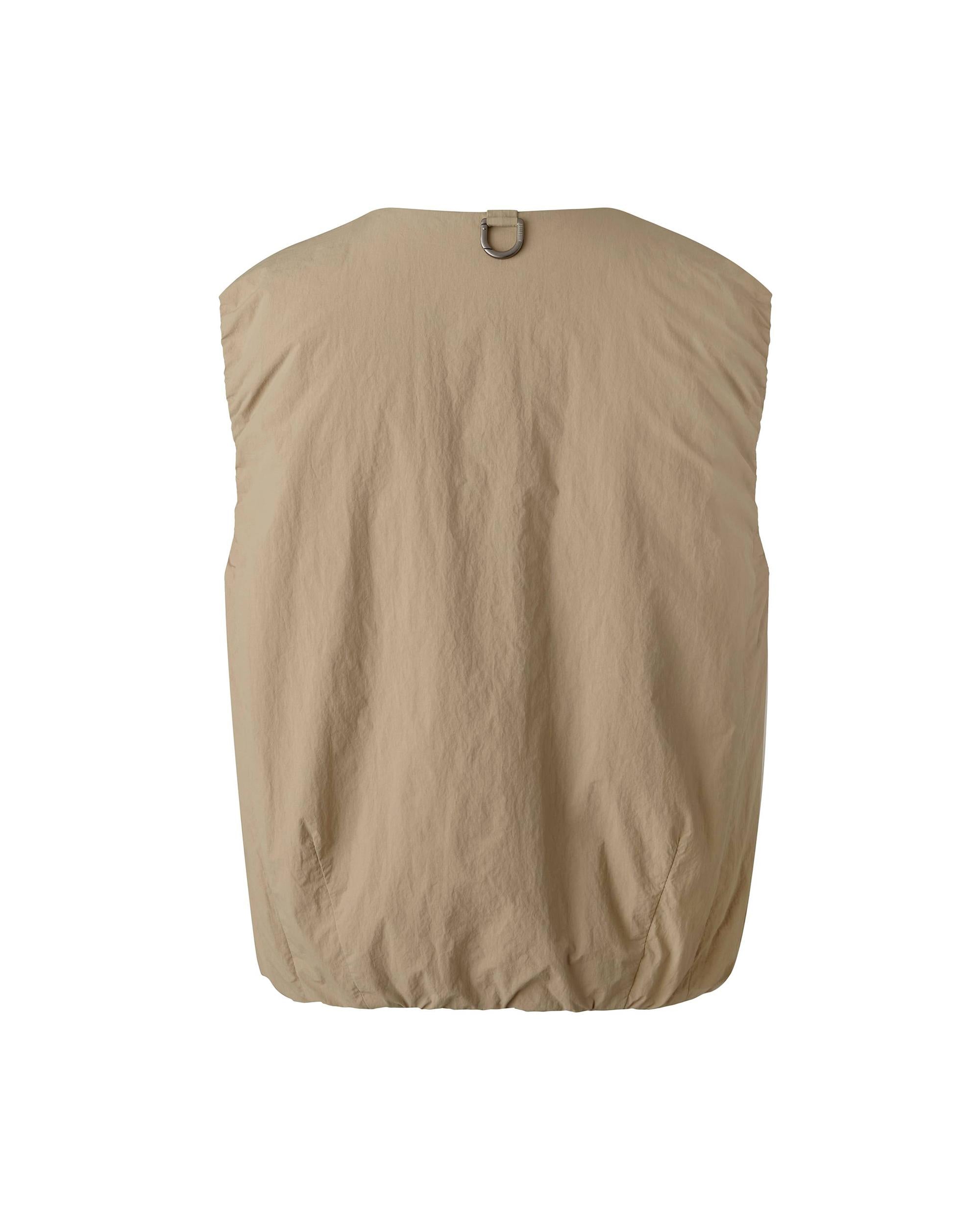 1911713-257 | WOMEN'S WATER REPELLENT REVERSIBLE PADDED VEST JAC | WARM SAND