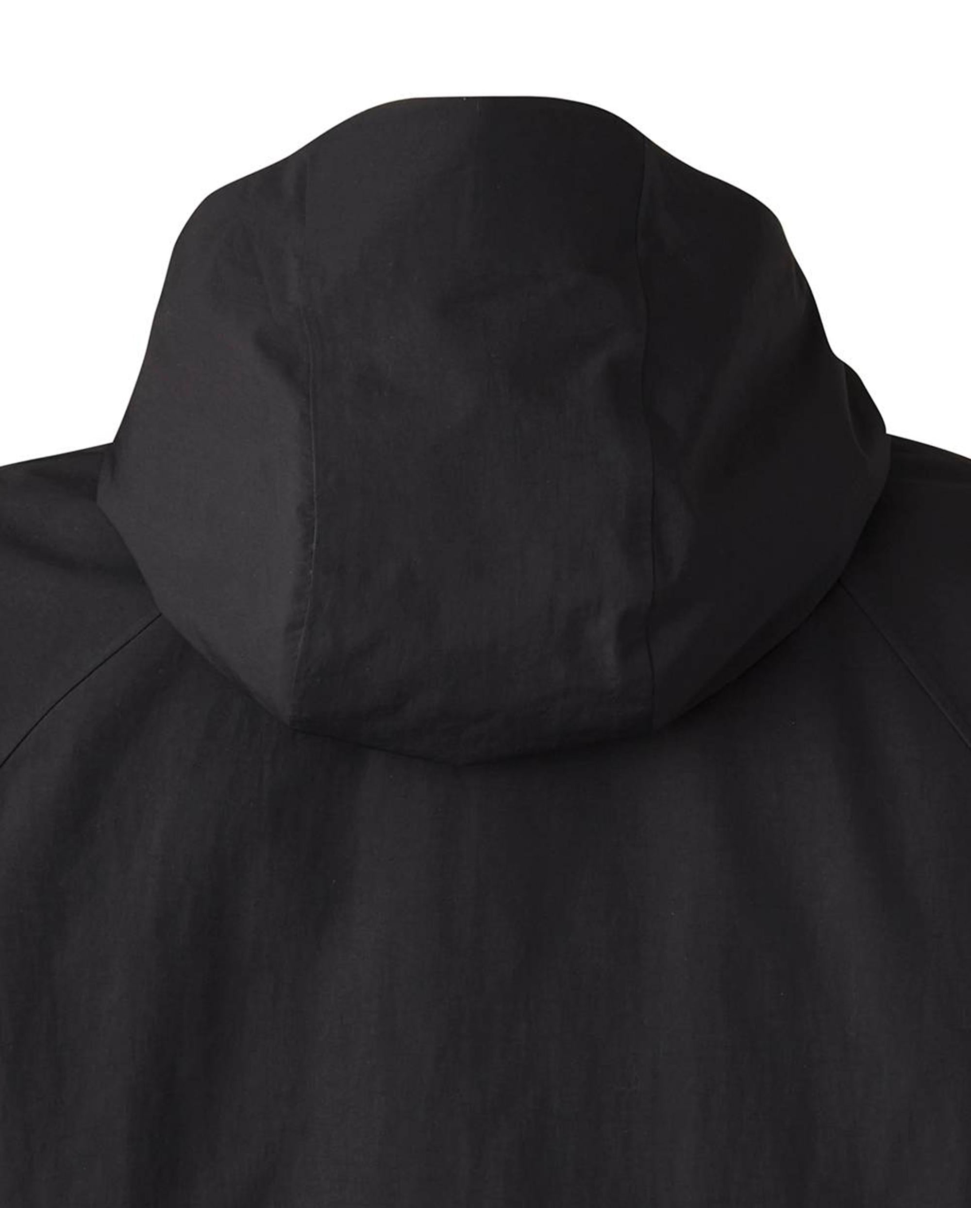 1911714-008 | WOMEN'S WATER REPELLENT WINDBREAKER HOODED JACKET | BLACK