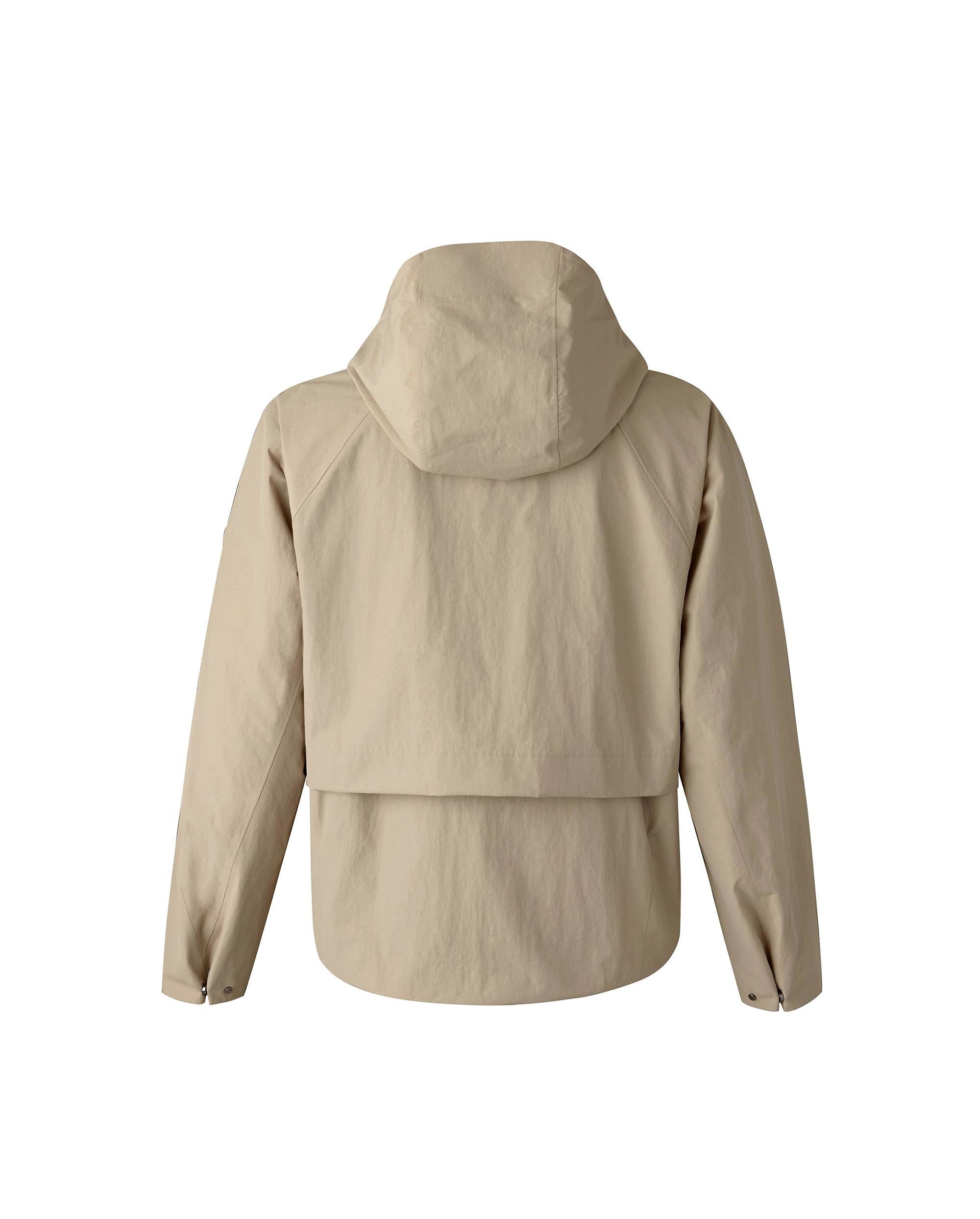 1911714-257 | WOMEN'S WATER REPELLENT WINDBREAKER HOODED JACKET | WARM SAND