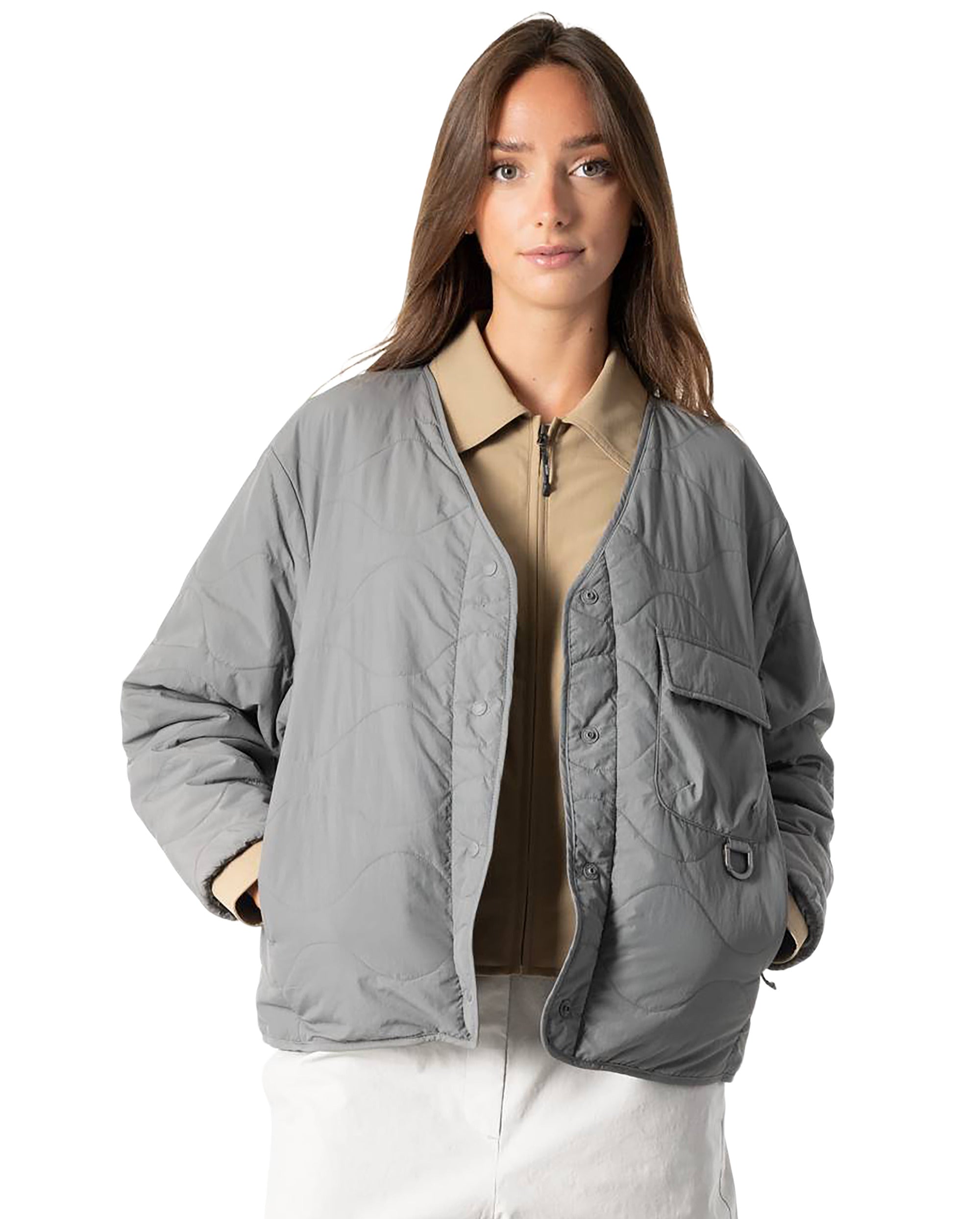 1911716-006 | WOMEN'S WATER REPELLENT PADDED JACKET | IRON GREY