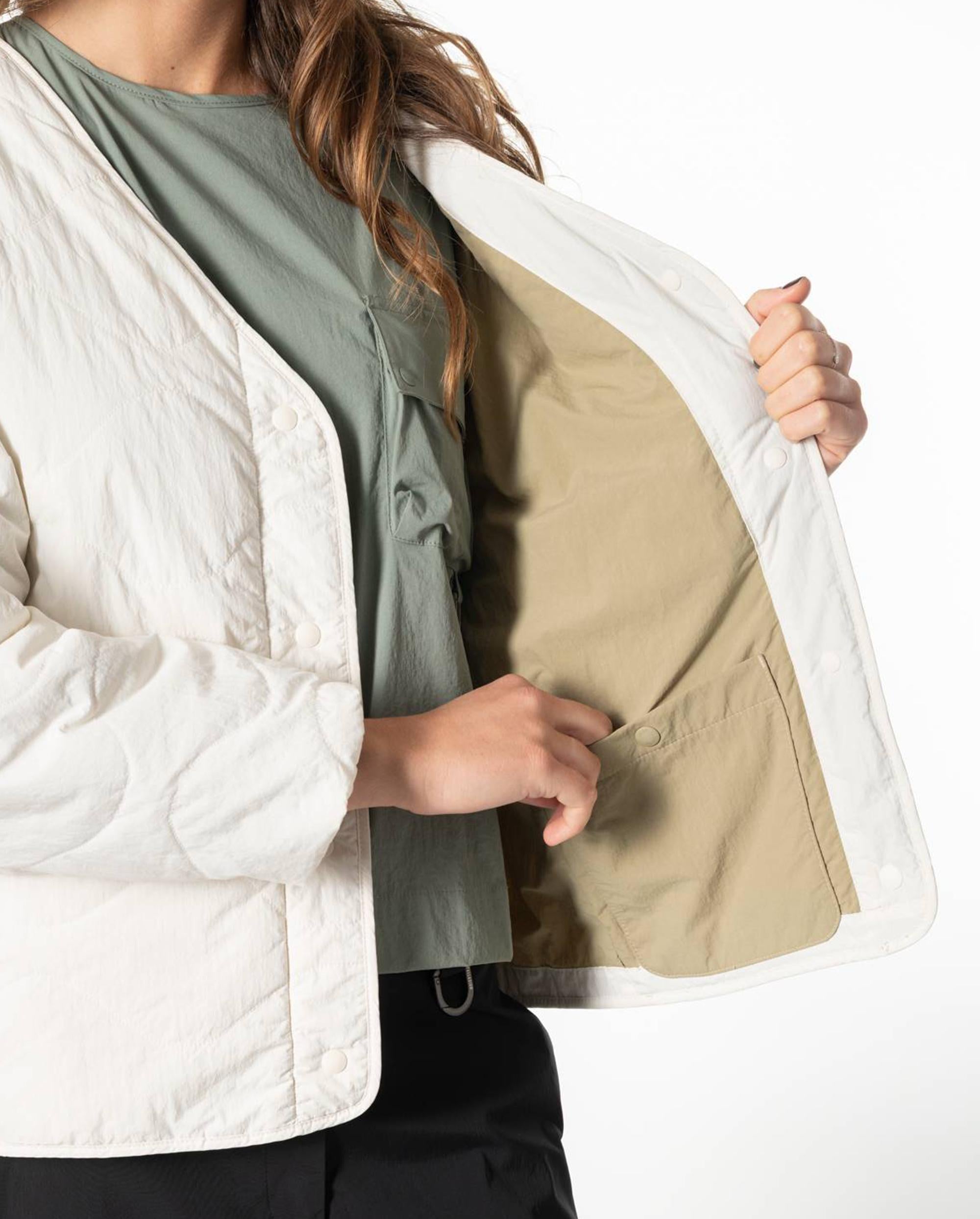 1911716-026 | WOMEN'S WATER REPELLENT PADDED JACKET | FRESH GREY