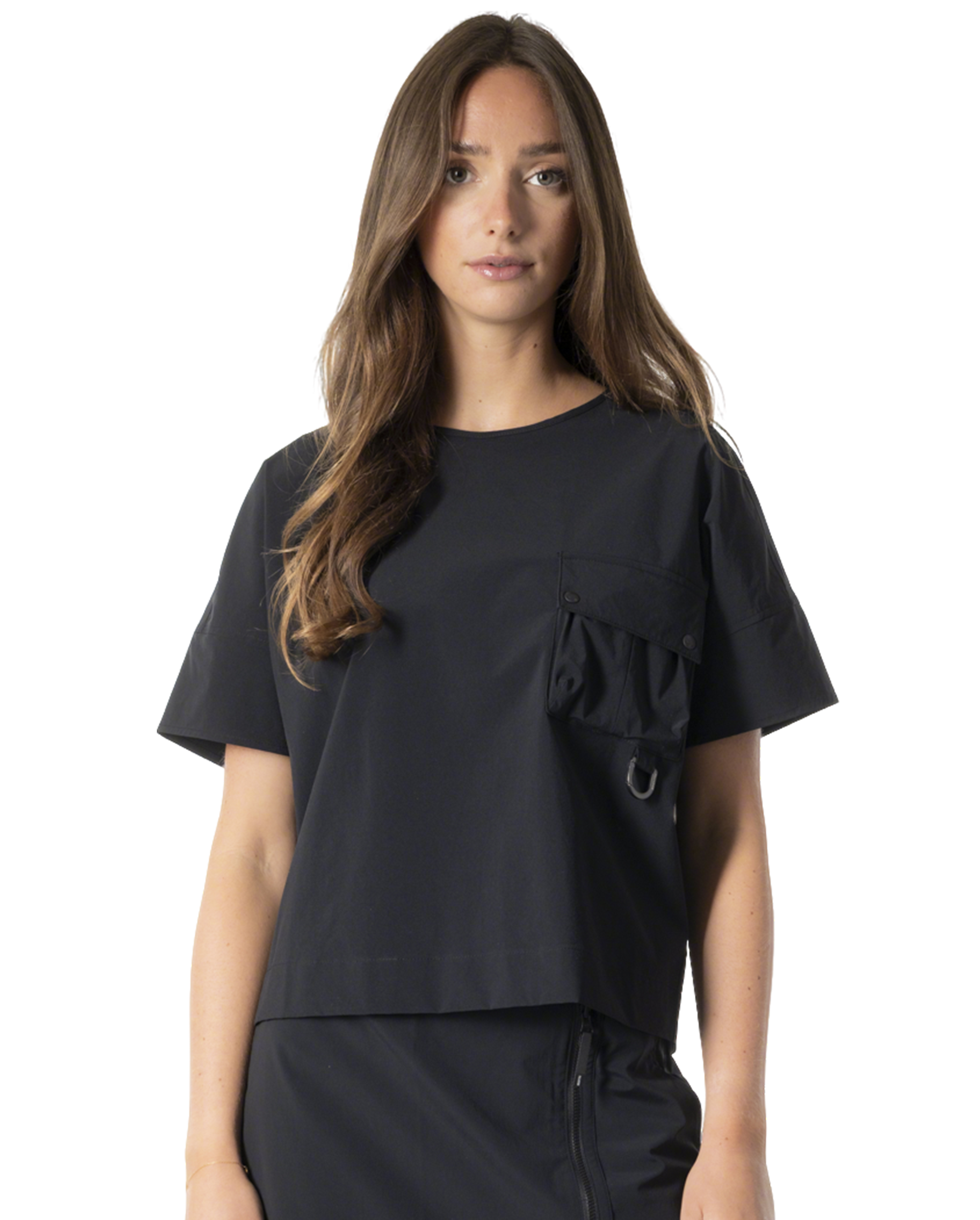 1911719-008 | WOMEN'S POCKET T-SHIRT | BLACK