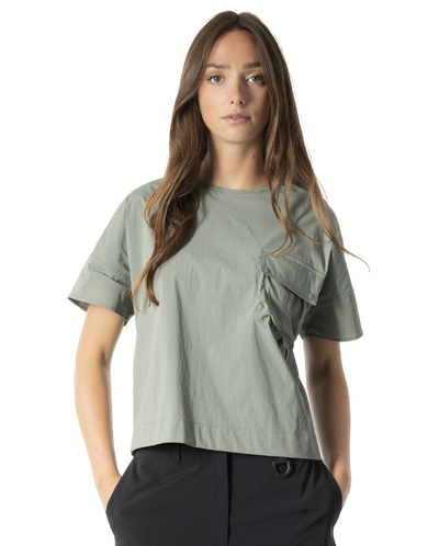 1911719-315 | WOMEN'S POCKET T-SHIRT | SAGE GREEN