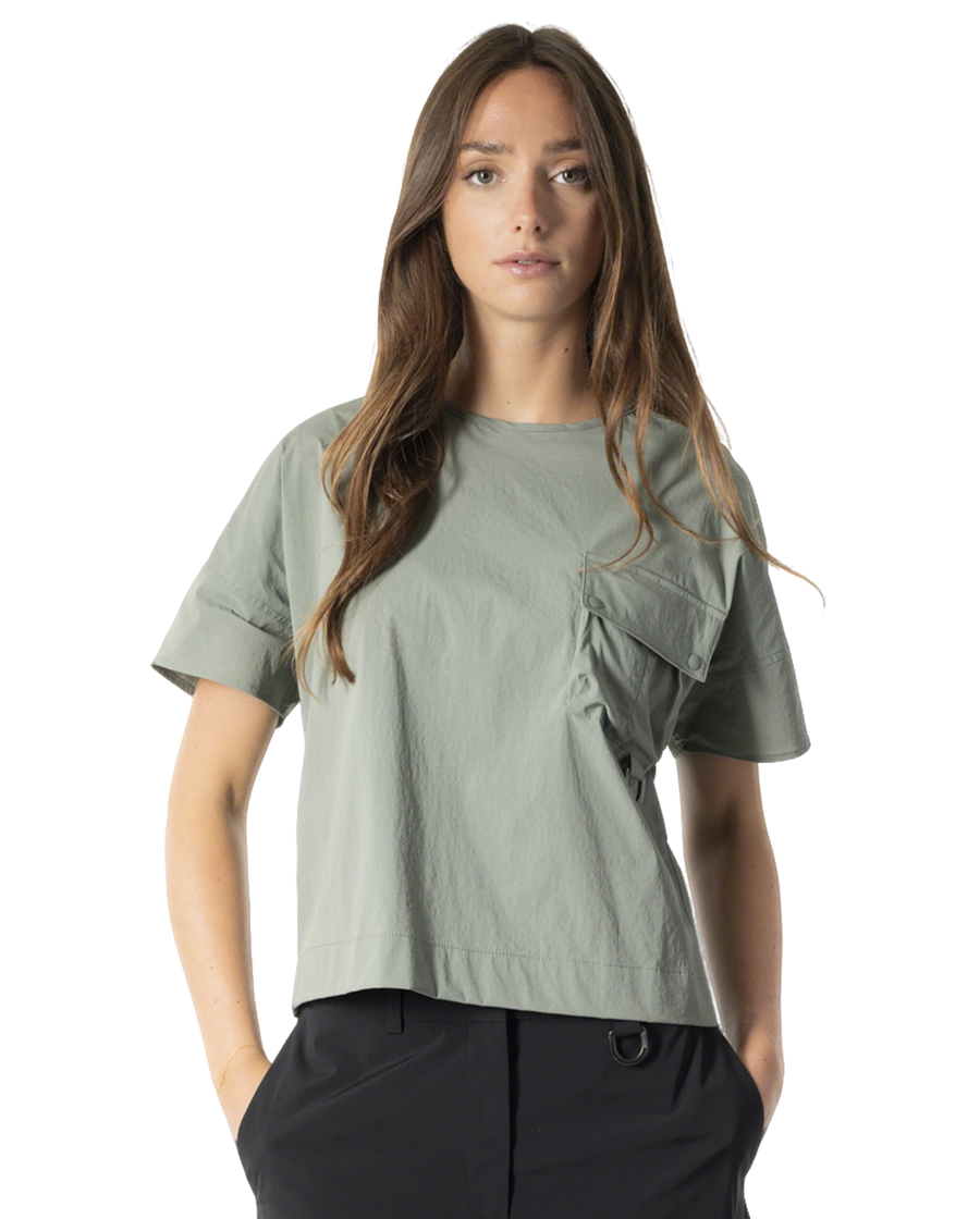 1911719-315 | WOMEN'S POCKET T-SHIRT | SAGE GREEN