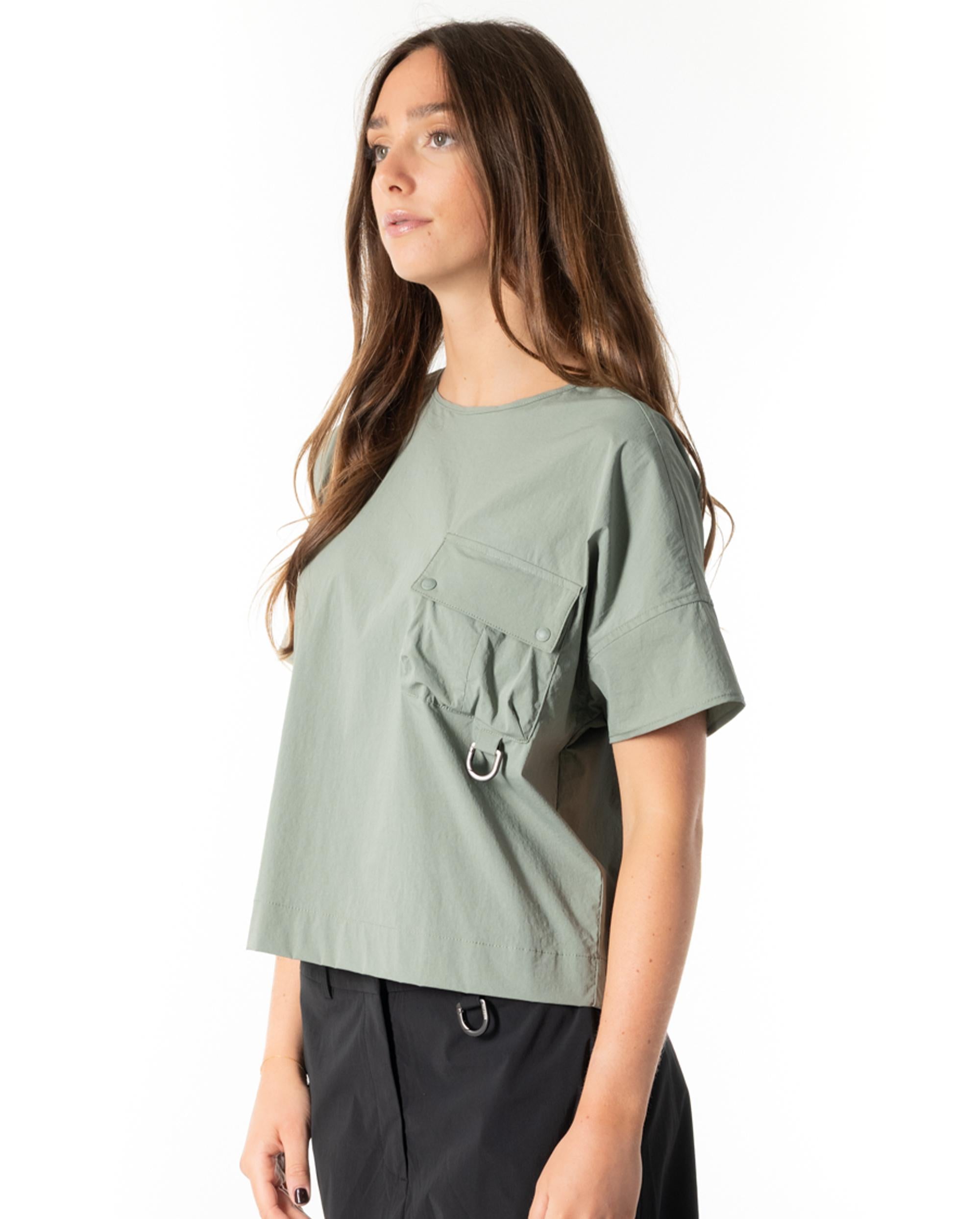 1911719-315 | WOMEN'S POCKET T-SHIRT | SAGE GREEN