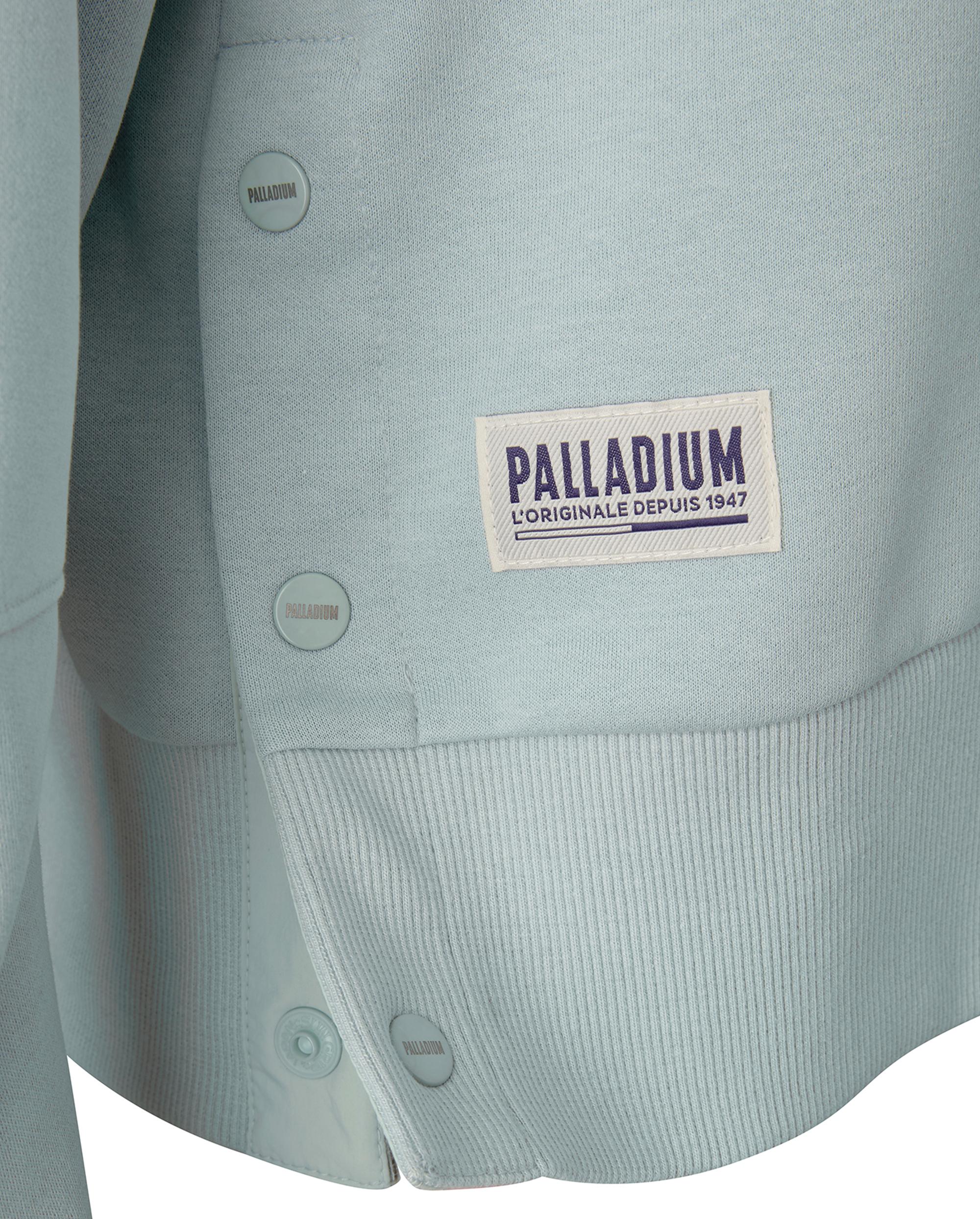 1911721-023 | WOMEN'S EMBROIDERED PALLADIUM THEME LOGO SWEATSHIR | CLOUD GRAY