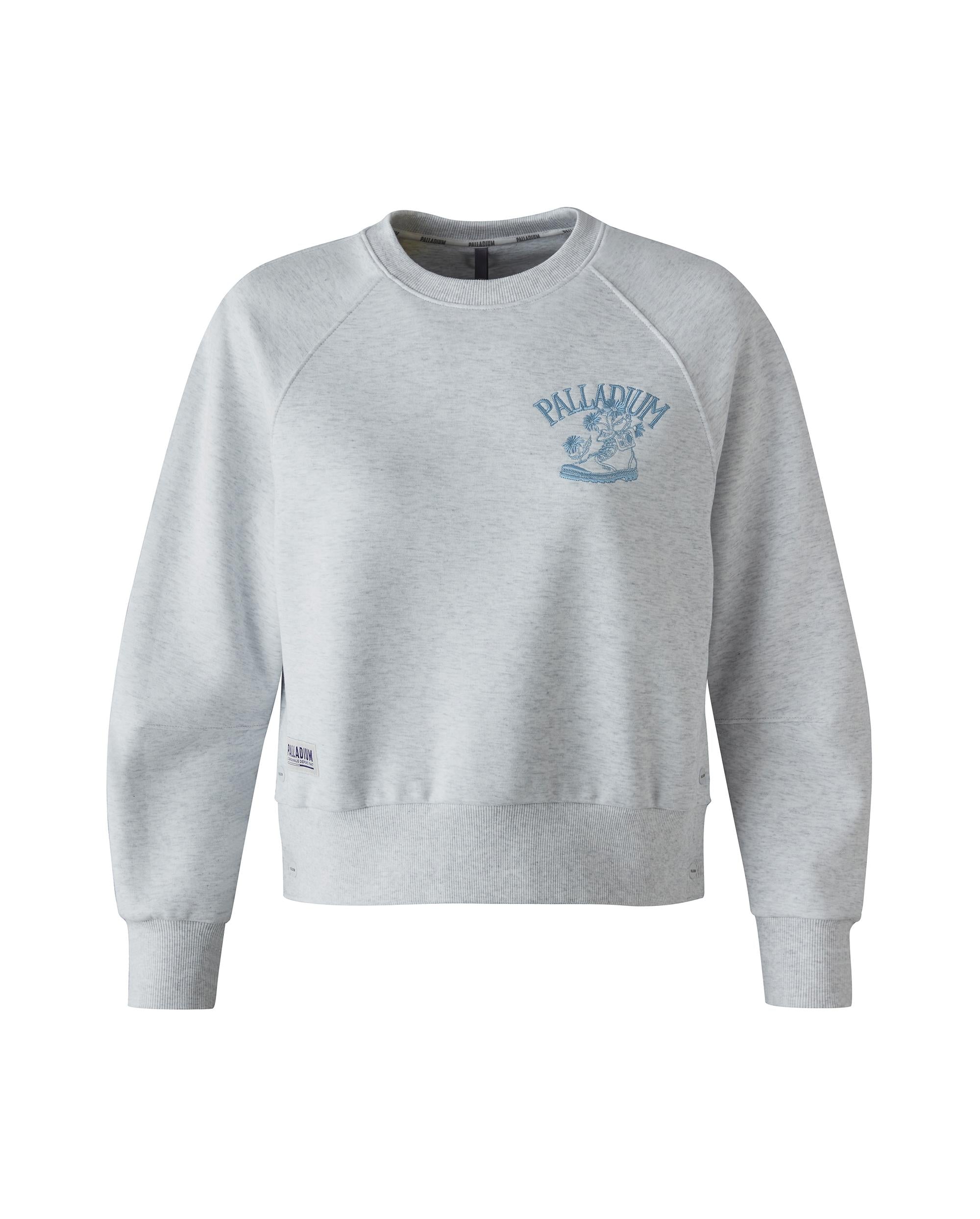 1911721-040 | WOMEN'S EMBROIDERED PALLADIUM THEME LOGO SWEATSHIR | ICEBERG