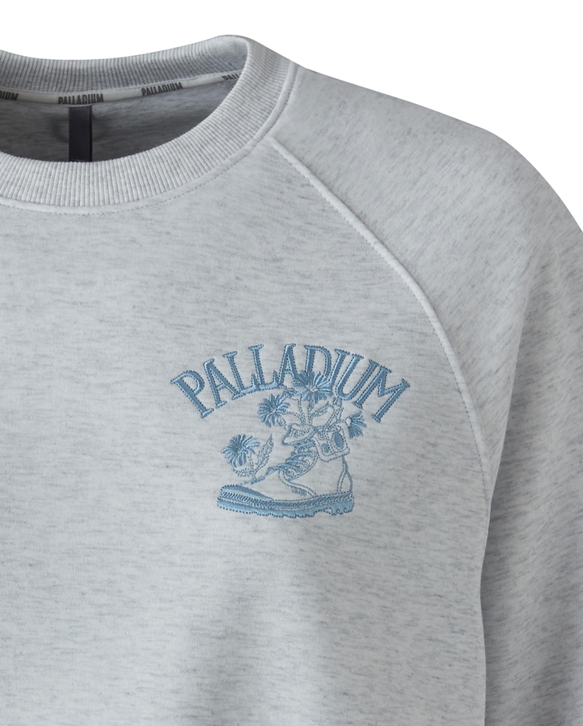 1911721-040 | WOMEN'S EMBROIDERED PALLADIUM THEME LOGO SWEATSHIR | ICEBERG