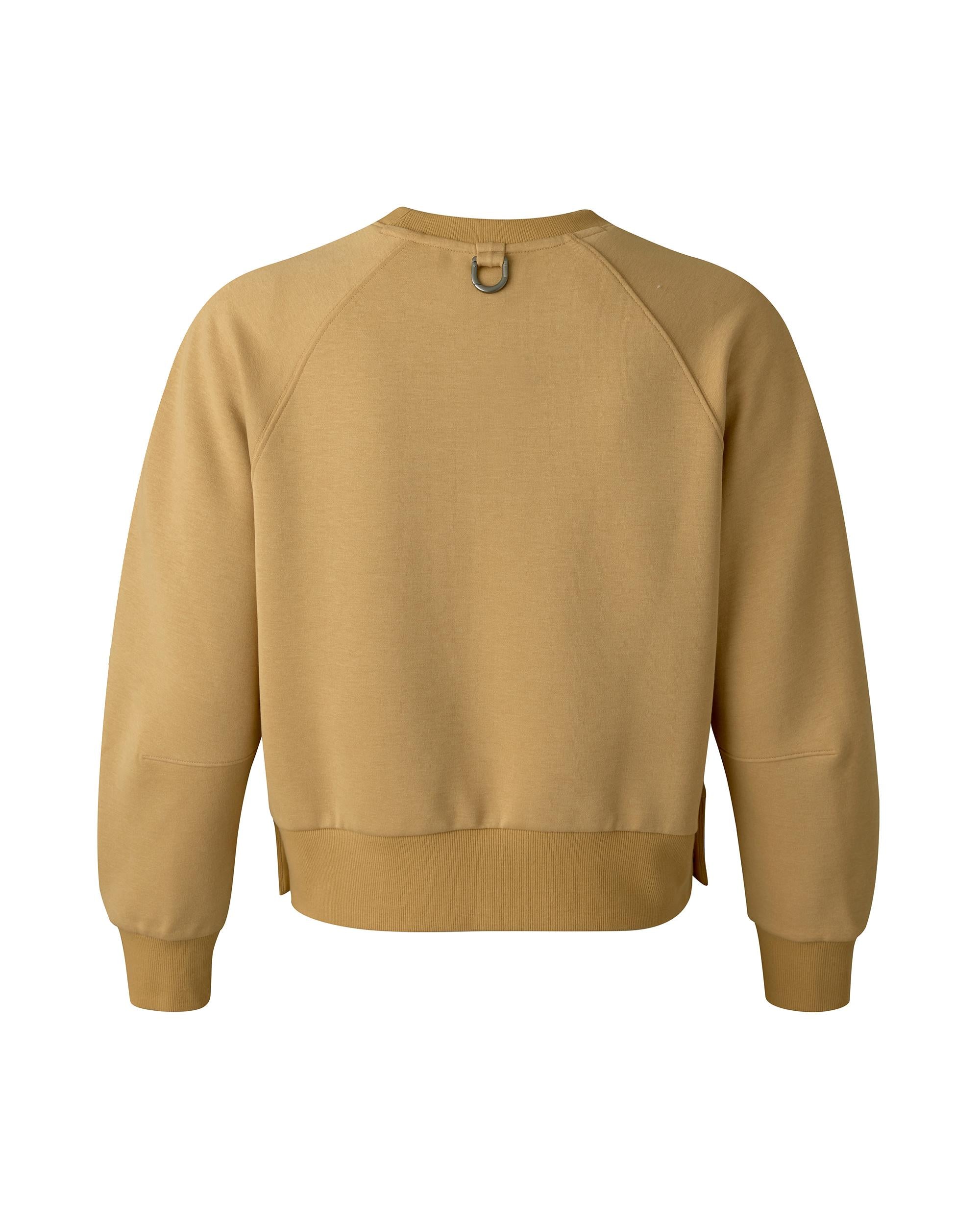 1911721-297 | WOMEN'S EMBROIDERED PALLADIUM THEME LOGO SWEATSHIR | HERITAGE CAMEL