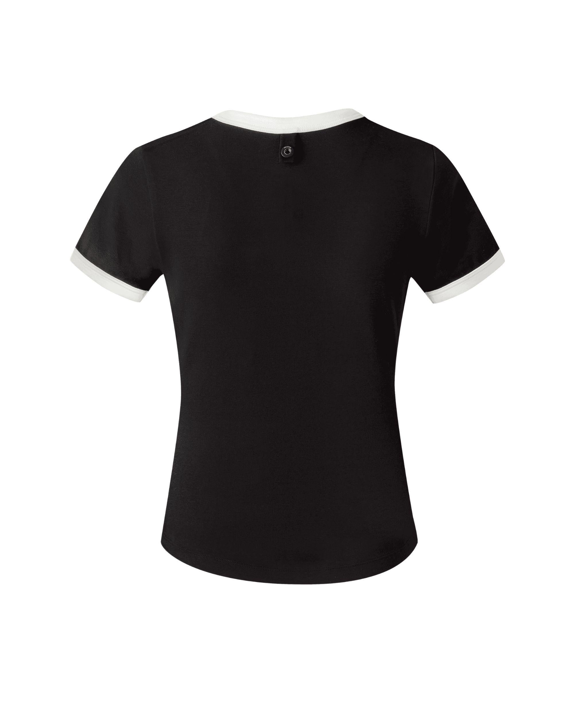 1911723-008 | WOMEN'S PALLADIUM LOGO COLOR BLOCKS T-SHIRT | BLACK