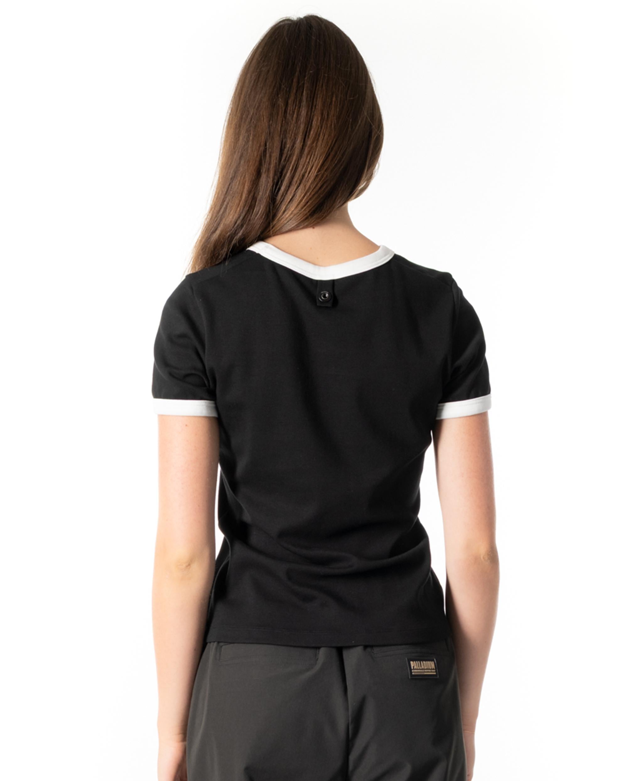 1911723-008 | WOMEN'S PALLADIUM LOGO COLOR BLOCKS T-SHIRT | BLACK