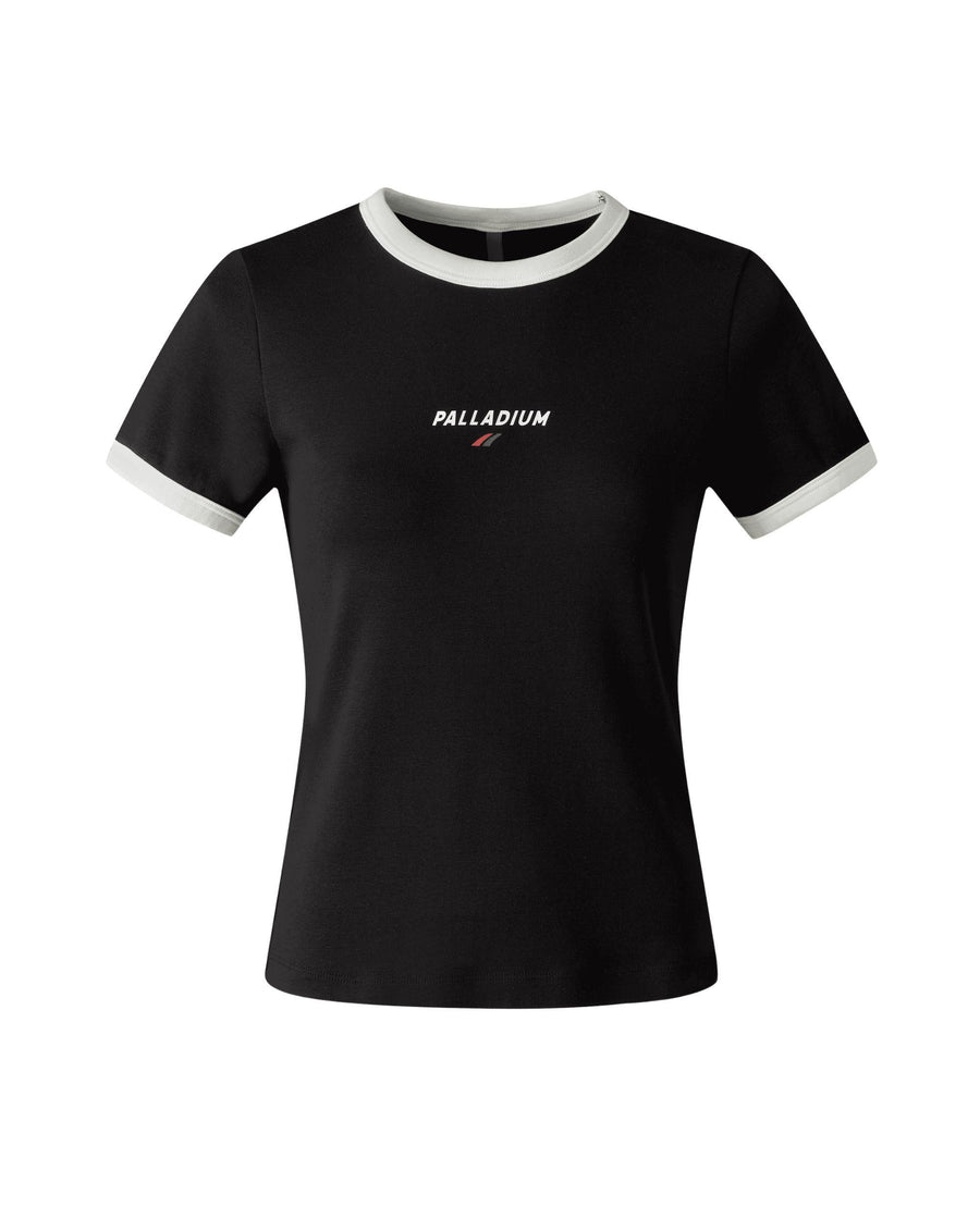 1911723-008 | WOMEN'S PALLADIUM LOGO COLOR BLOCKS T-SHIRT | BLACK