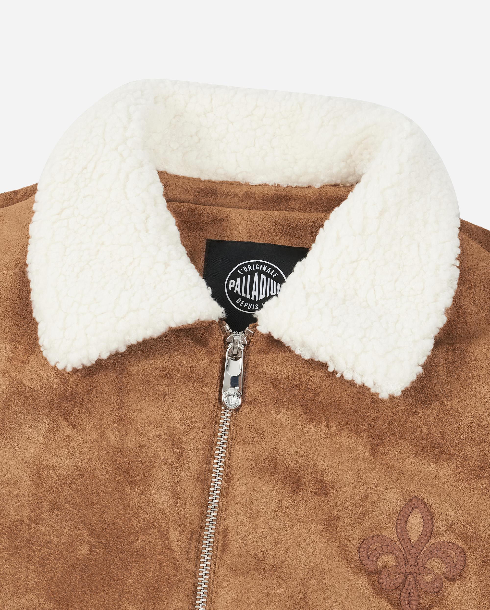 1911915-238 | WOMEN'S IRIS LOGO FAUX SUEDE FLEECE COLLAR JACKET | DACHSHUND