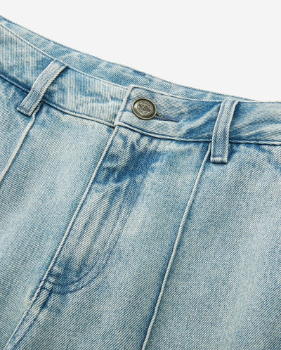 1911918-481 | WOMEN'S PALLADIUM LOGO WASHED JEANS | VINTAGE INDIGO