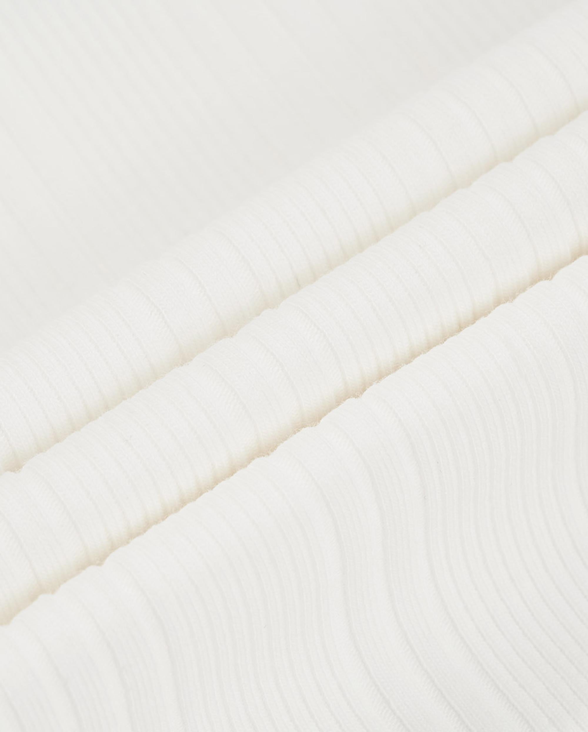 1911927-262 | WOMEN'S IRIS LOGO U-NECK LONG SLEEVES TOP | MARSHMALLOW