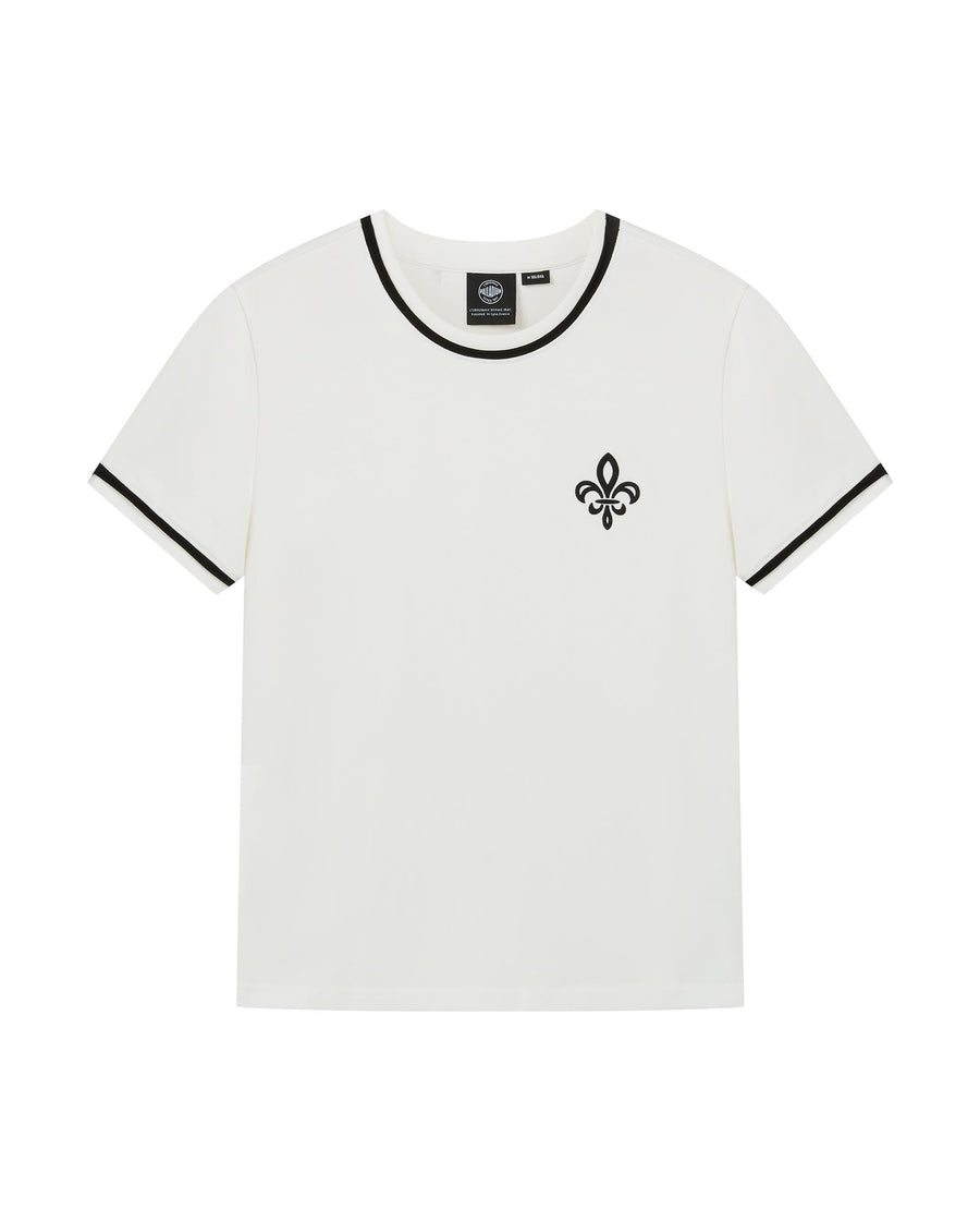 1911931-262 | WOMEN'S IRIS LOGO COLOR BLOCKS T-SHIRT | MARSHMALLOW