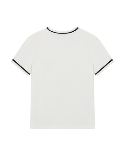 1911931-262 | WOMEN'S IRIS LOGO COLOR BLOCKS T-SHIRT | MARSHMALLOW