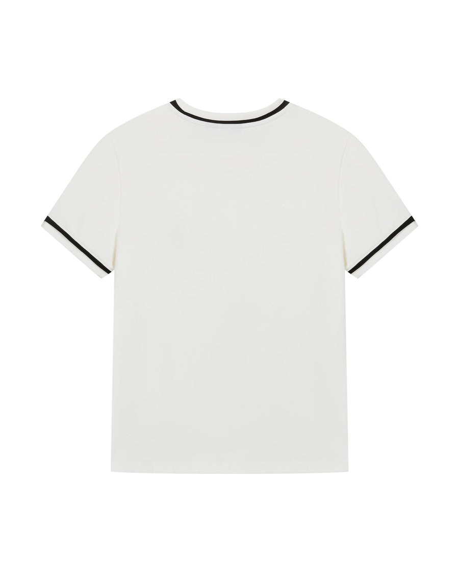 1911931-262 | WOMEN'S IRIS LOGO COLOR BLOCKS T-SHIRT | MARSHMALLOW