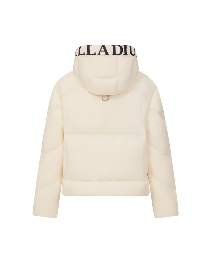 1911932-232 | WOMEN'S MICRO-CROPPED WATER REPELLENT DOWN JACKET | VANILLA ICE