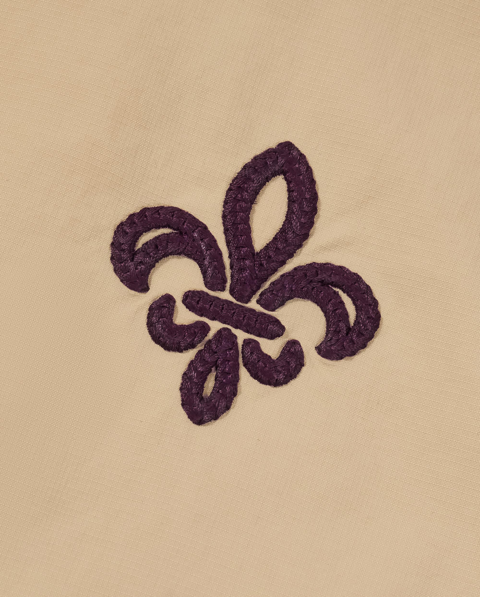 1911943-158 | WOMEN'S IRIS LOGO SIDE STRIPES LOOSE FIT JACKET | MILK TEA