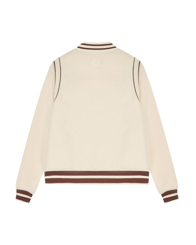 1911948-232 | WOMEN'S IRIS LOGO BRUSHED COLOR BLOCKS JACKET | VANILLA ICE