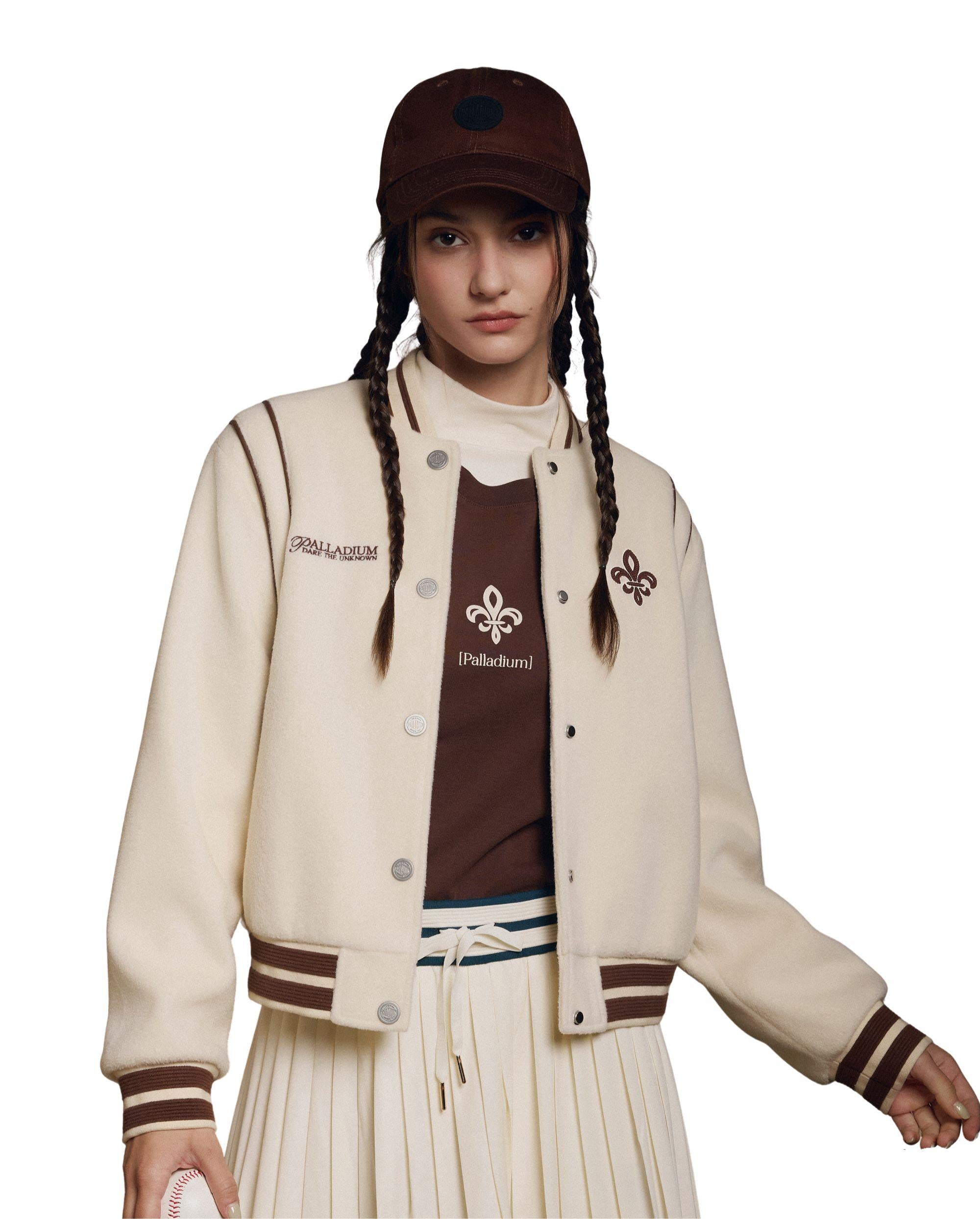 1911948-232 | WOMEN'S IRIS LOGO BRUSHED COLOR BLOCKS JACKET | VANILLA ICE