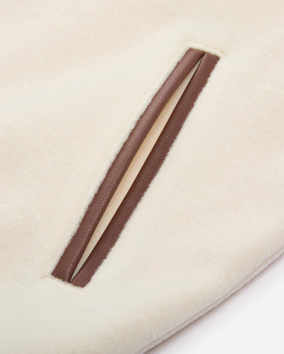 1911948-232 | WOMEN'S IRIS LOGO BRUSHED COLOR BLOCKS JACKET | VANILLA ICE