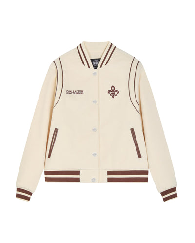 1911948-232 | WOMEN'S IRIS LOGO BRUSHED COLOR BLOCKS JACKET | VANILLA ICE