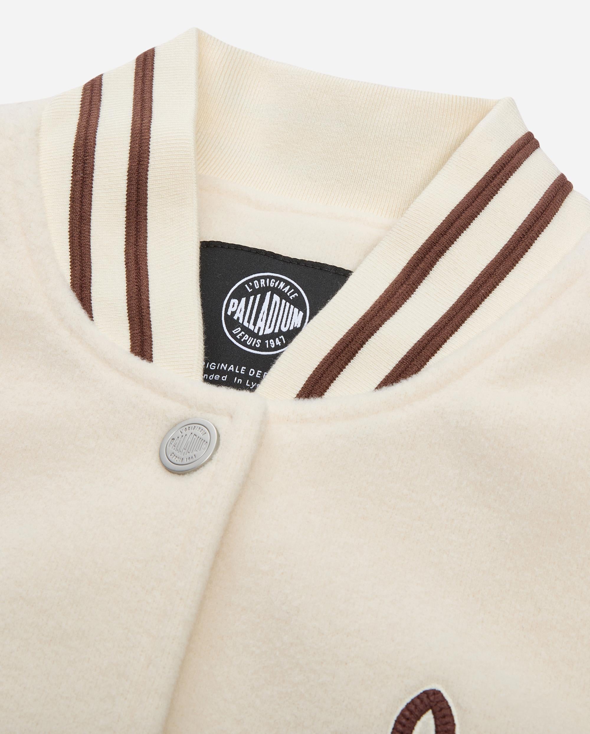 1911948-232 | WOMEN'S IRIS LOGO BRUSHED COLOR BLOCKS JACKET | VANILLA ICE