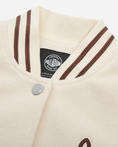 1911948-232 | WOMEN'S IRIS LOGO BRUSHED COLOR BLOCKS JACKET | VANILLA ICE