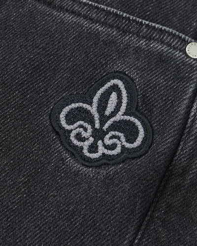 1911957-032 | WOMEN'S IRIS LOGO WIDE-LEG JEANS | TAP SHOE